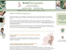 Tablet Screenshot of breastthermography.com